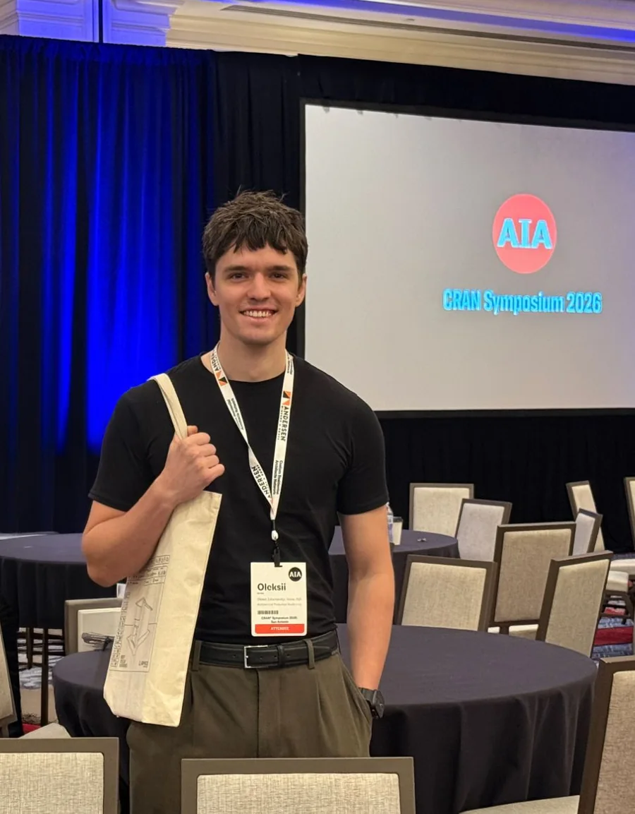 Alex, founder of APS, at the AIA CRAN Symposium